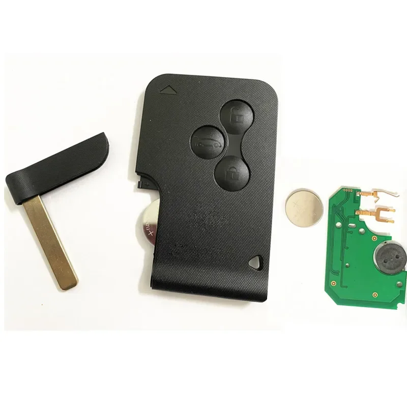KYDZ 3 button Remote Key Card 433Mhz PCF7947 Chip pcf7926 For Renault Megane 2 3 II Scenic II Scenic 2003 2004 2005 2006 2007