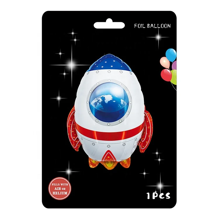 MTF Wholesale Special Shape Cartoon Foil Ballons Globos Helium Kids Toys Space Foil Party Balloon Set