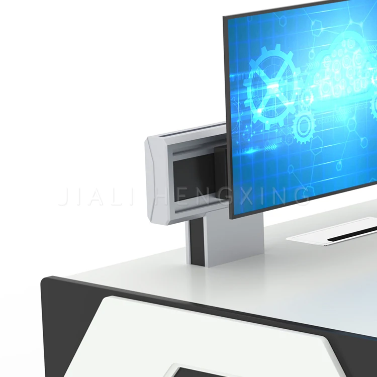 High End Operator Console Virtual Command Center Workstation Console Industrial Control Room Desks
