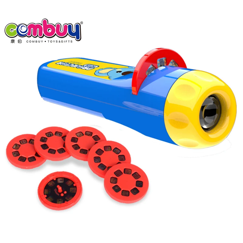 Пластиковый Обучающий набор, фонарик, игрушечный проектор для детей