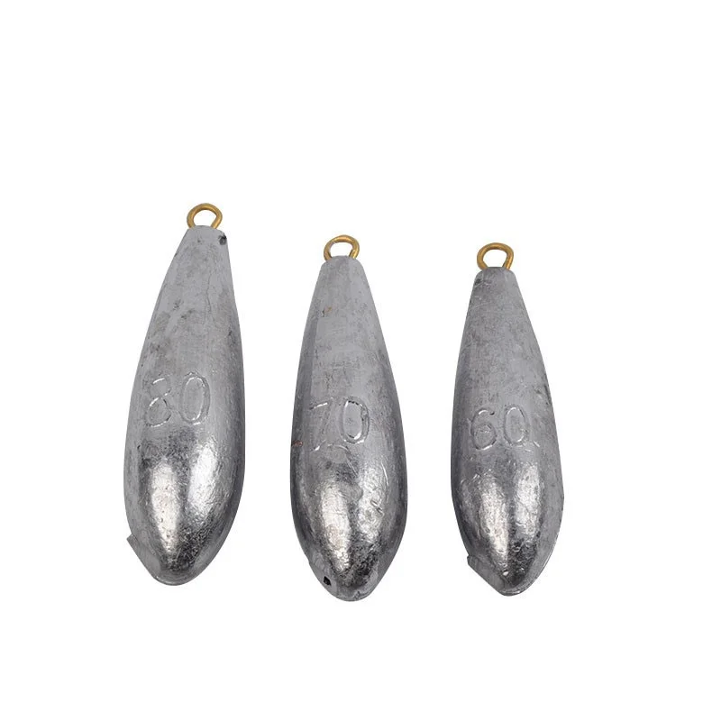 10g/20g/30g/40g/50g/60g/70g/80g/100g/ 150g water droplets lead weights fishing lead sinkers fishing accessories
