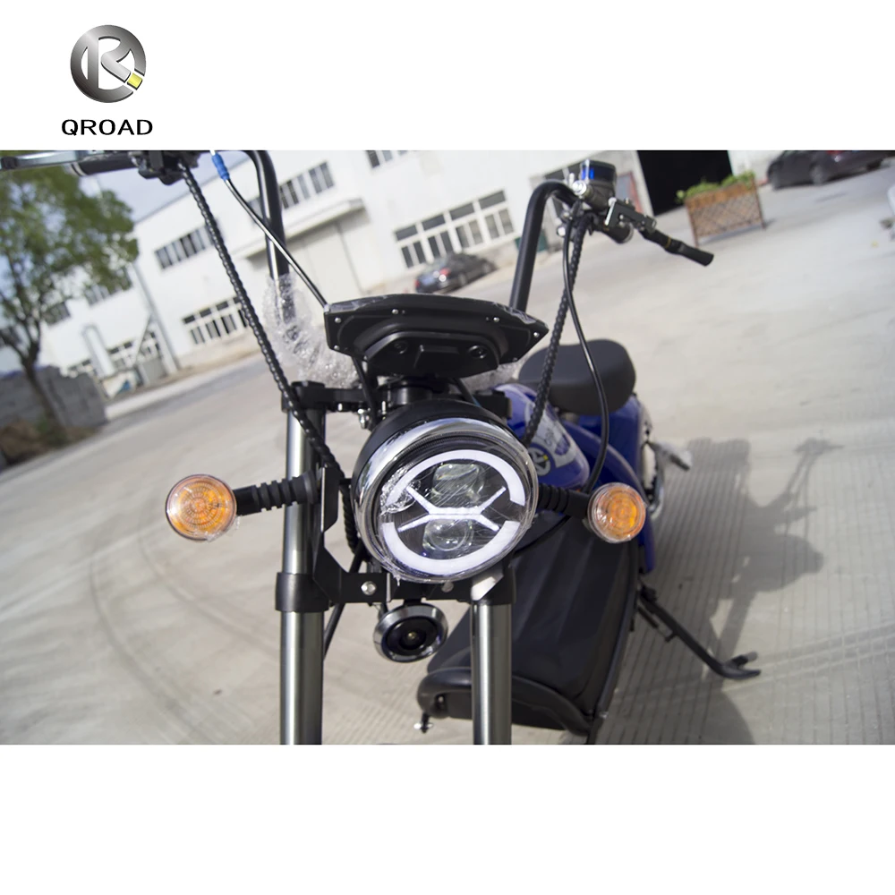France Warehouse Citycoco 2000W 28Ah Lithium Battery 2021 New Model 2 Wheel Scooter Electric Off Road Electric Motorcycle
