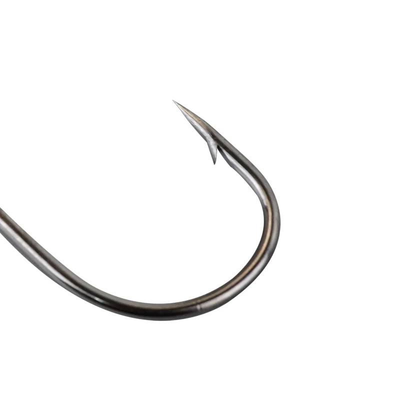Custom Carbon Steel Black Circle 9147 Right Angle Fishing Hooks 90 Degree Metal Jig Head Hook