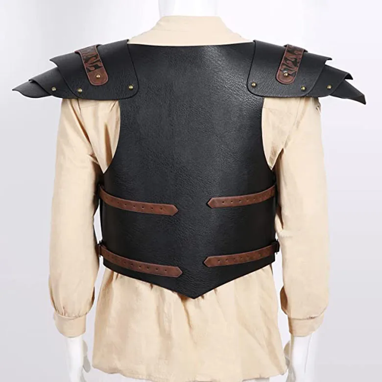 Leather Armor Armor Medieval Viking Style Halloween Cosplay Larp Costume