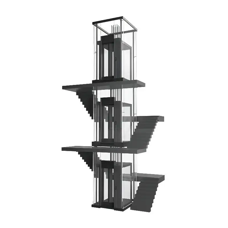 China High Quality Home Elevators Small Residential Lift Freestanding Ascenseur Outdoor Passenger Glass House Luxury Elevator