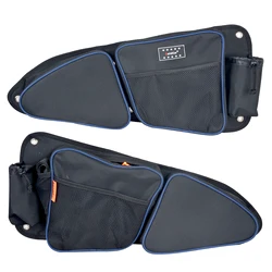 UTV Accessories RZR Front Door Side Storage Bags Offroad Side Bag with Knee Pad for 2014-2023 Polaris RZR XP Turbo S 1000 S900