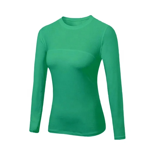 Ladies Womens Stretchy Base Layer Thermal Top Underwear