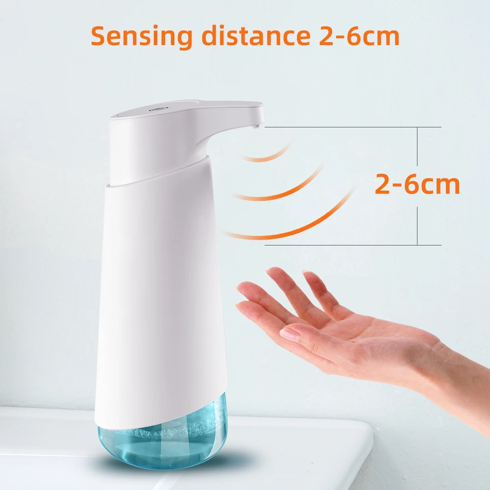 300ml battery smart Infrared sensor Automatic Touchless Foam Waterproof auto Infrared induction disinfection Soap Dispenser