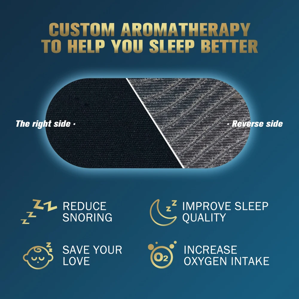 mint lavender scented patch mouth tape closing custom logo gentle strips mouth tape with essential oil