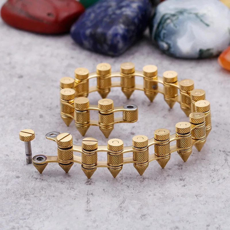 Аксессуары в стиле панк-рок браслет из титановой стали для мужчин и женщин оптовая продажа