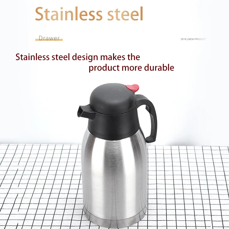 Professional Camping Tea Coffee Pot non stick Thermos Coffee Pot Vacuum Carafe Pot functional Whistling Tea Coffee Water Kettle