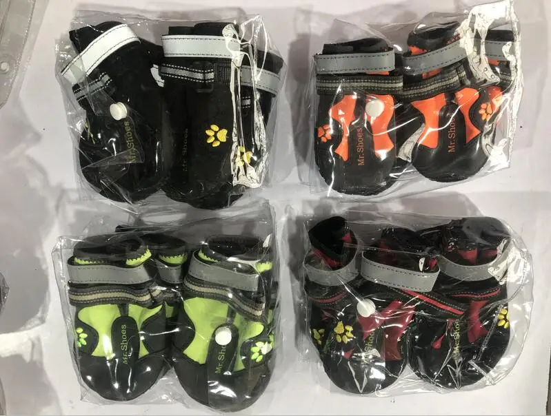 Paws Protective Winter Dog Boots Eco-Friendly Waterproof Sport Style Mesh Cotton Shoes Comfortable Outdoor Walking Cute Dogs