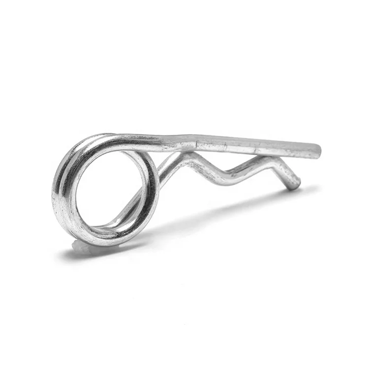 DIN11024 High Quality Double Coil Heavy Hair Spring Lock Pin R Clip Split Pin Cotter Pin