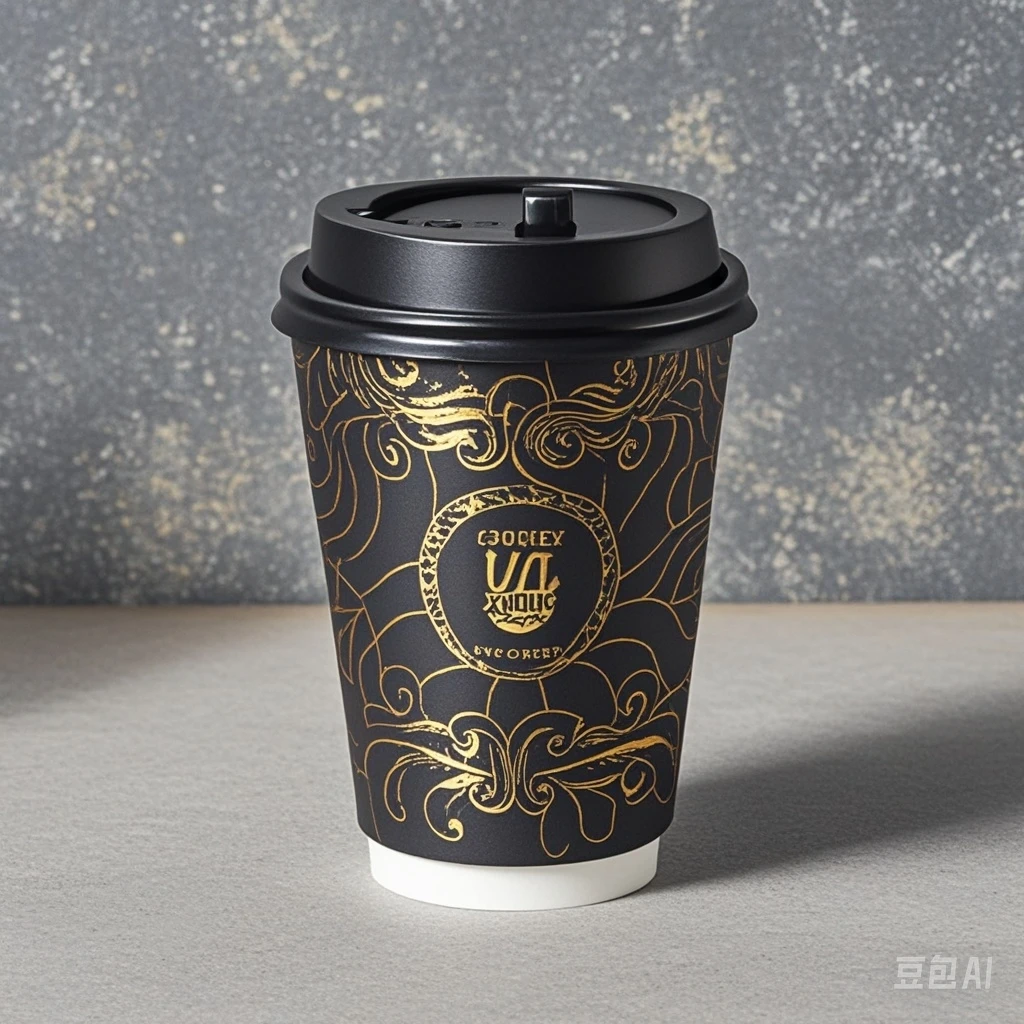 Logo Design 8 10 12 16 20 22Oz Double Wall Paper Cup For Hot Drinks Custom Disposable Printed Paper Coffee Cup