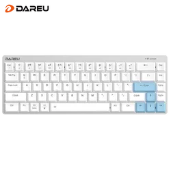 Professional Dareu Manufacturer EK868 Ultra-slim Wireless and Wired Mini Mechanical Keyboard with Led Backlight for Laptop