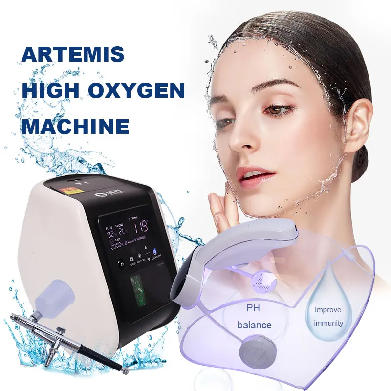 3 in 1 Spa Oxygen Jet Peel Facial Whitening Machine Hyperbaric Oxygenation Dome O2 Skin Rejuvenation Hydro Oxygen Facial Machine