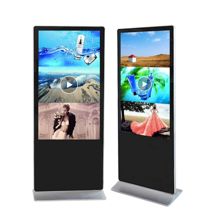 YCZX factory supply 43 inch floor standing equipment wifi touch screen advertising media digital player