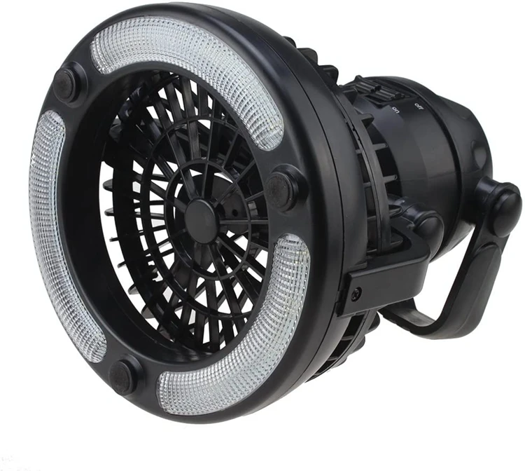 Amazon популярный Открытый Кемпинг портативный светодио дный потолочный вентилятор лампа два в одном солнечный вентилятор лампа Солнечный Кемпинг Светильник