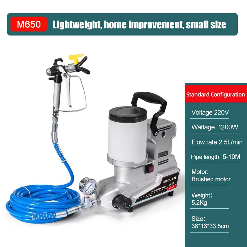 2024 New 1200W Airless Paint Sprayer Machine Electric High Pressure Airless Spray Machine Latex Paint