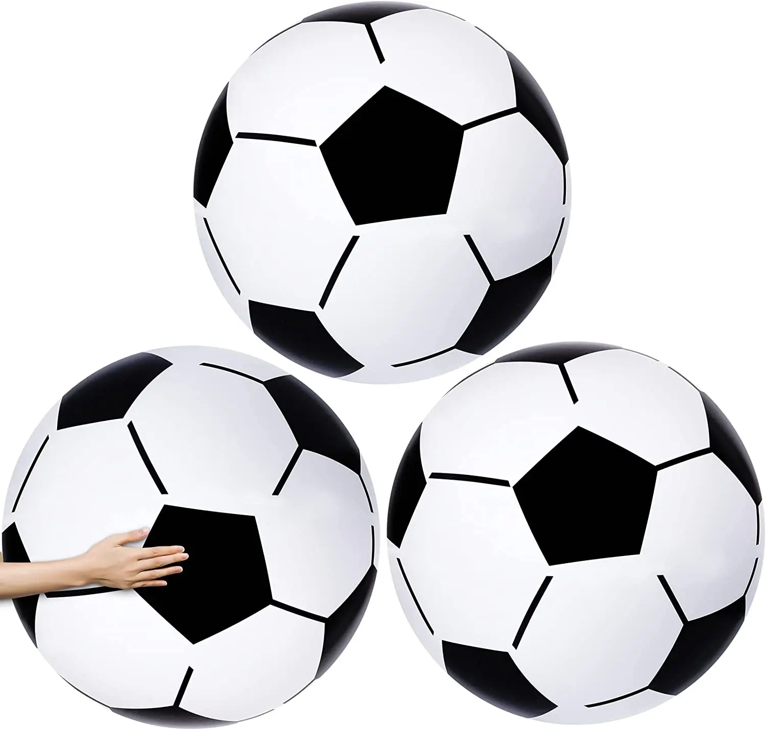 Inflatable Beach Ball Racing Toy Ball Soccer Style water toy party CE certificate for kids adult