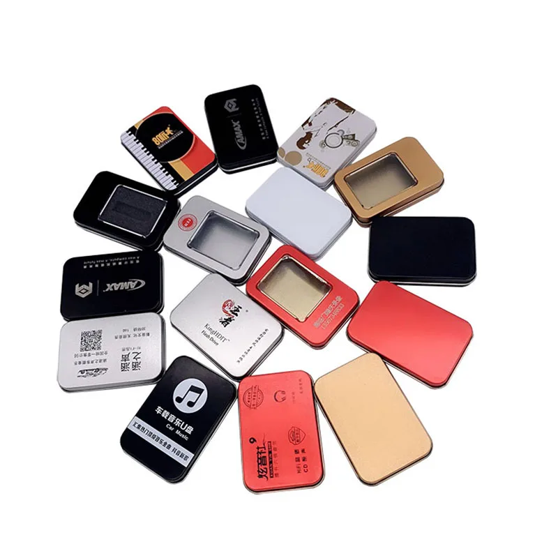 Factory Direct Small Metal Container Tin Box 87*60*18H
