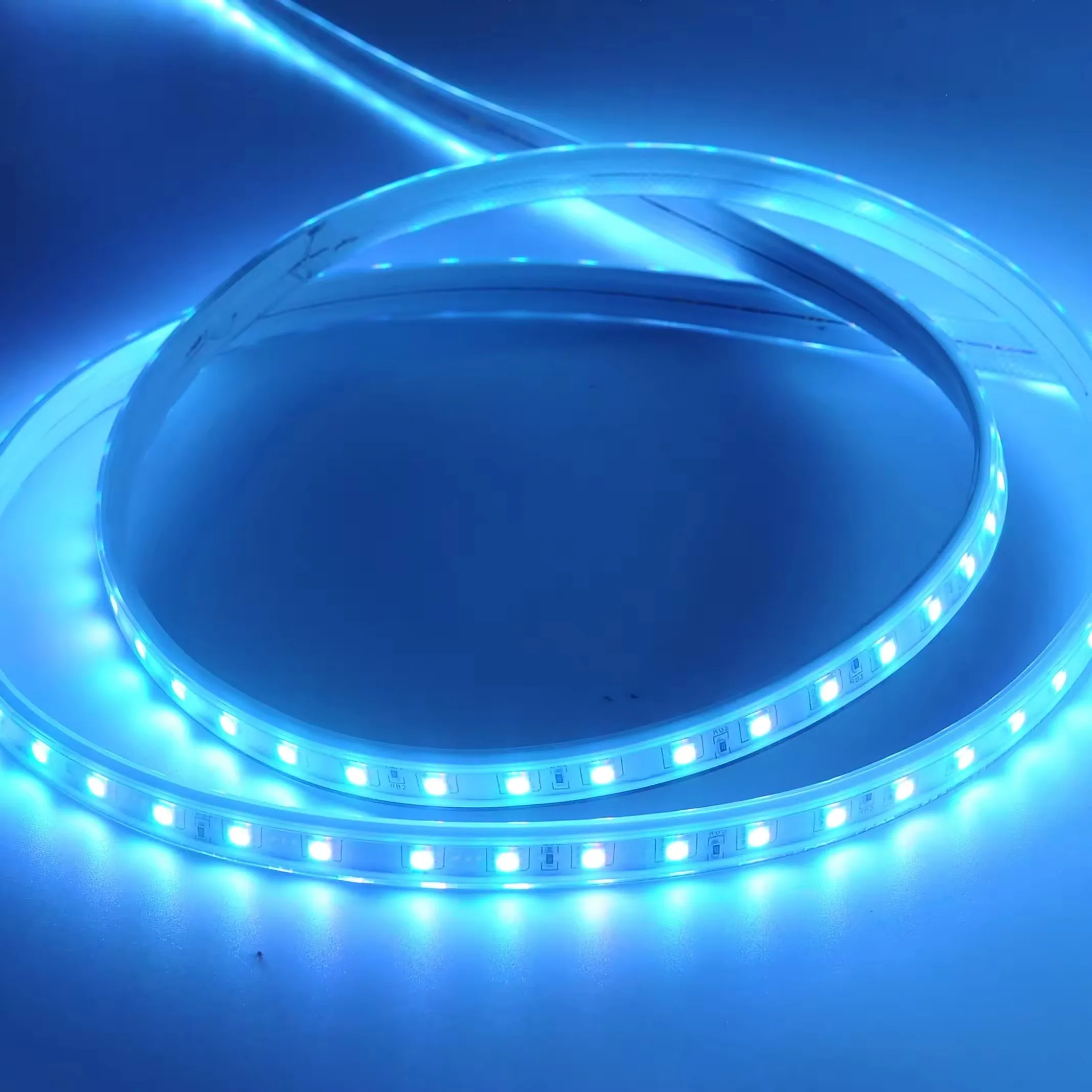 5050 RGB водонепроницаемый супер яркий Ip65 60LED интеллектуальный свет со светодиодной полосой света 10 60 90 пульт дистанционного управления светодиодный 50000