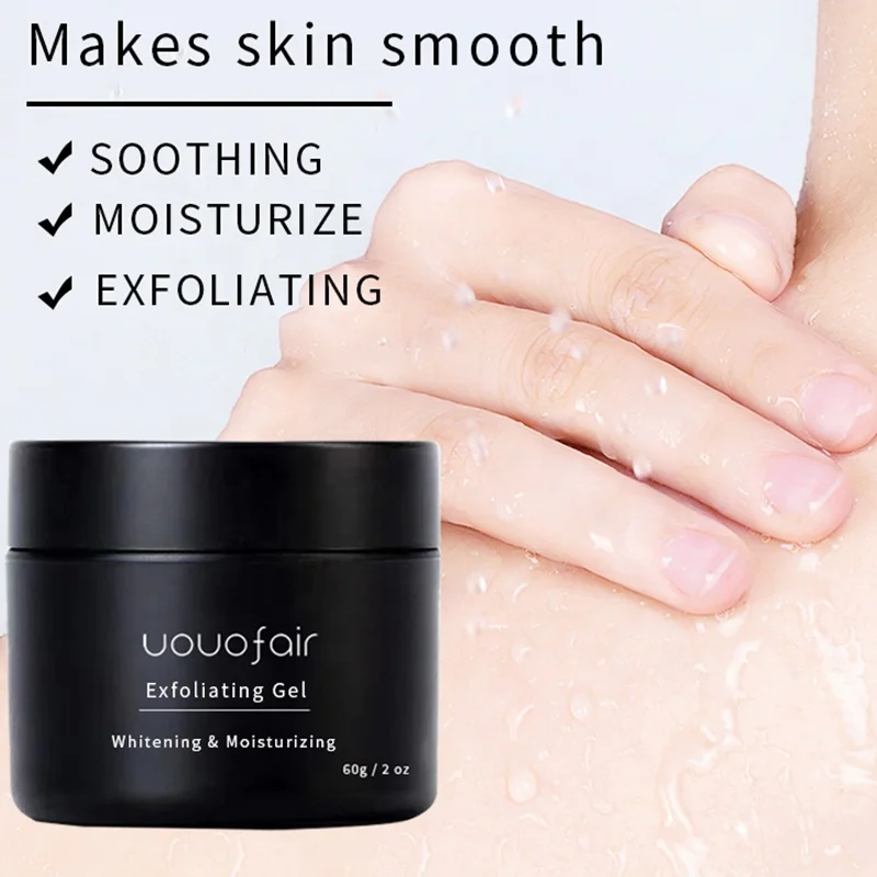 Fast whitening deep clean skin moisturizing cute natural aqua gel exfoliator wash face scrub douche