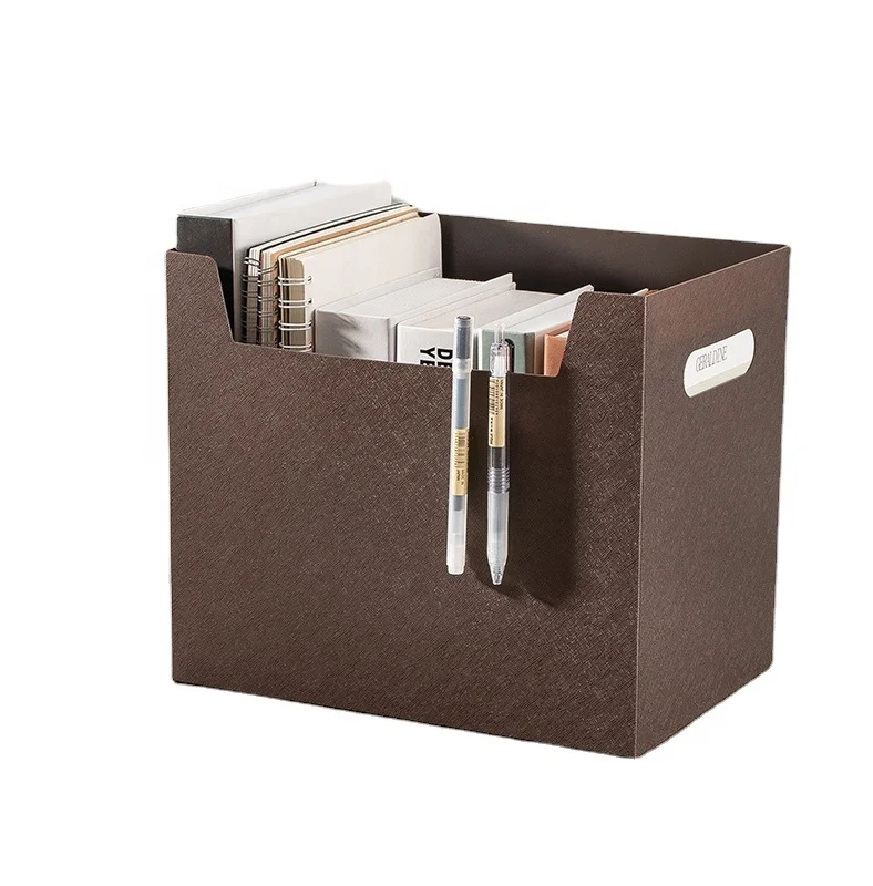 Student folding Bookcase Office Desk Organizer Storage Box Magazine Book File