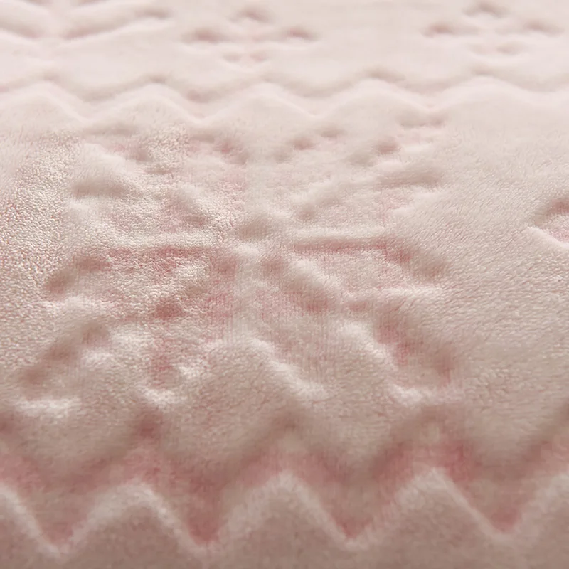 winter thermal flannel bed sheet, Milk velvet cut flower polyester 4 bedding set