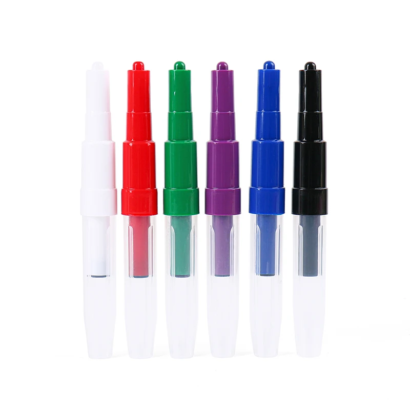 Factory Selling Six Color Drawing Toy Felt Tip Spray Air Brush Color Pen Blow Art Marker for Art Painting Graffiti