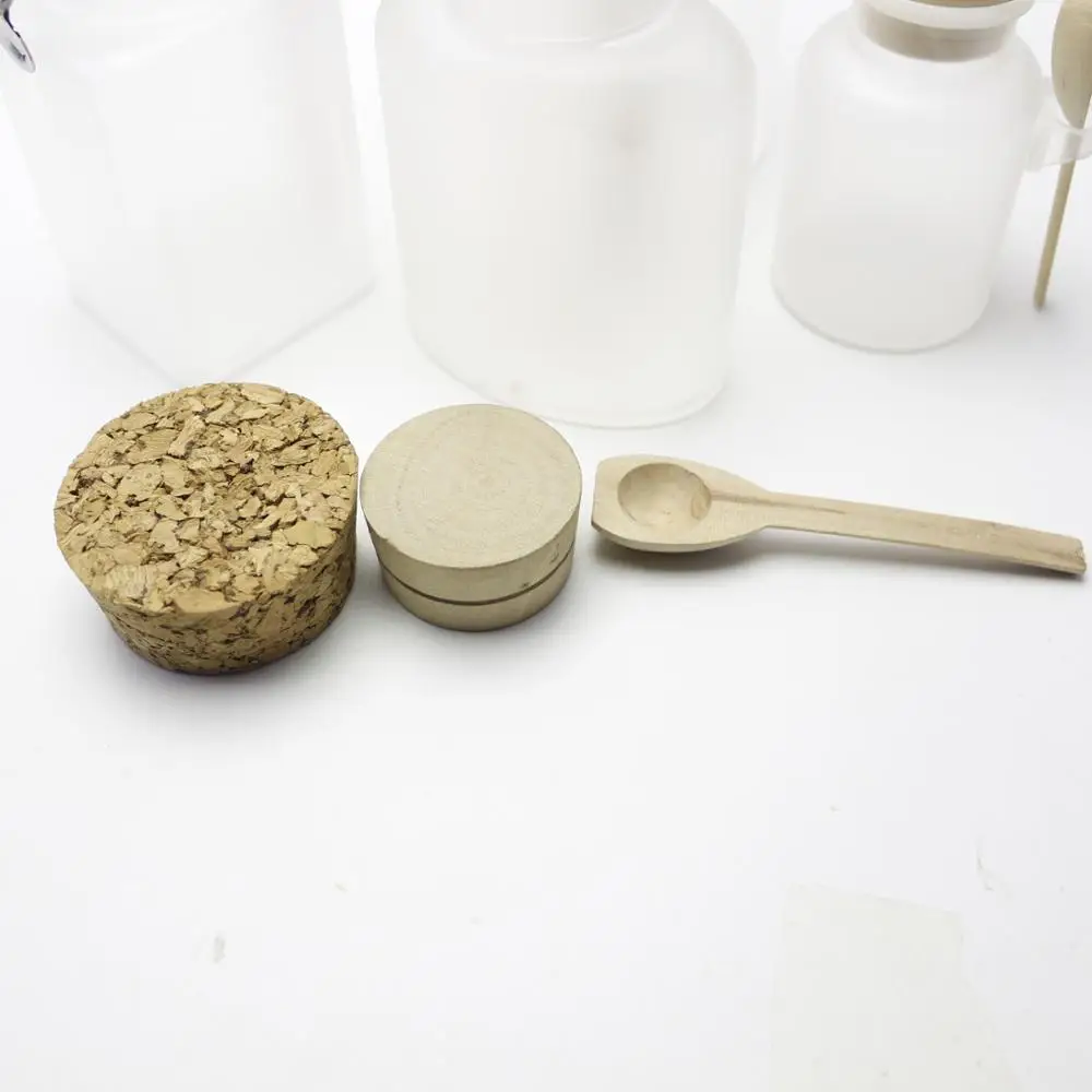 100g/200g/300ml/500ml empty matte plastic bath salt jar/bottle/container for body scrub