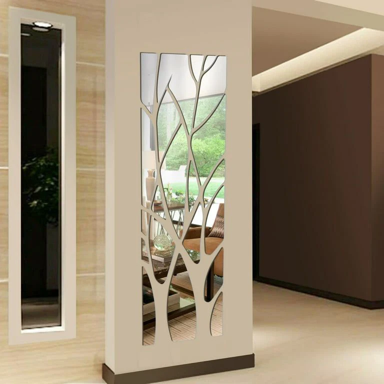 Custom Acrylic 3d Stickers Home Decor Acrylic Mirror Wall Stickers For Home Decor