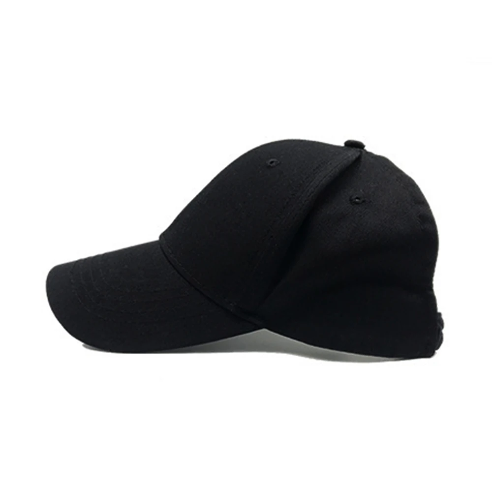 lady hat fashion full black white red customized lady Women Natural Curly Hair Baseball Cap  Afro Puff Ponytail Hat for girl