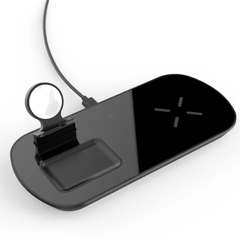  3 в 1 Подставка для зарядки apple watch 2 4 5 6 SE series зарядного устройства airpods