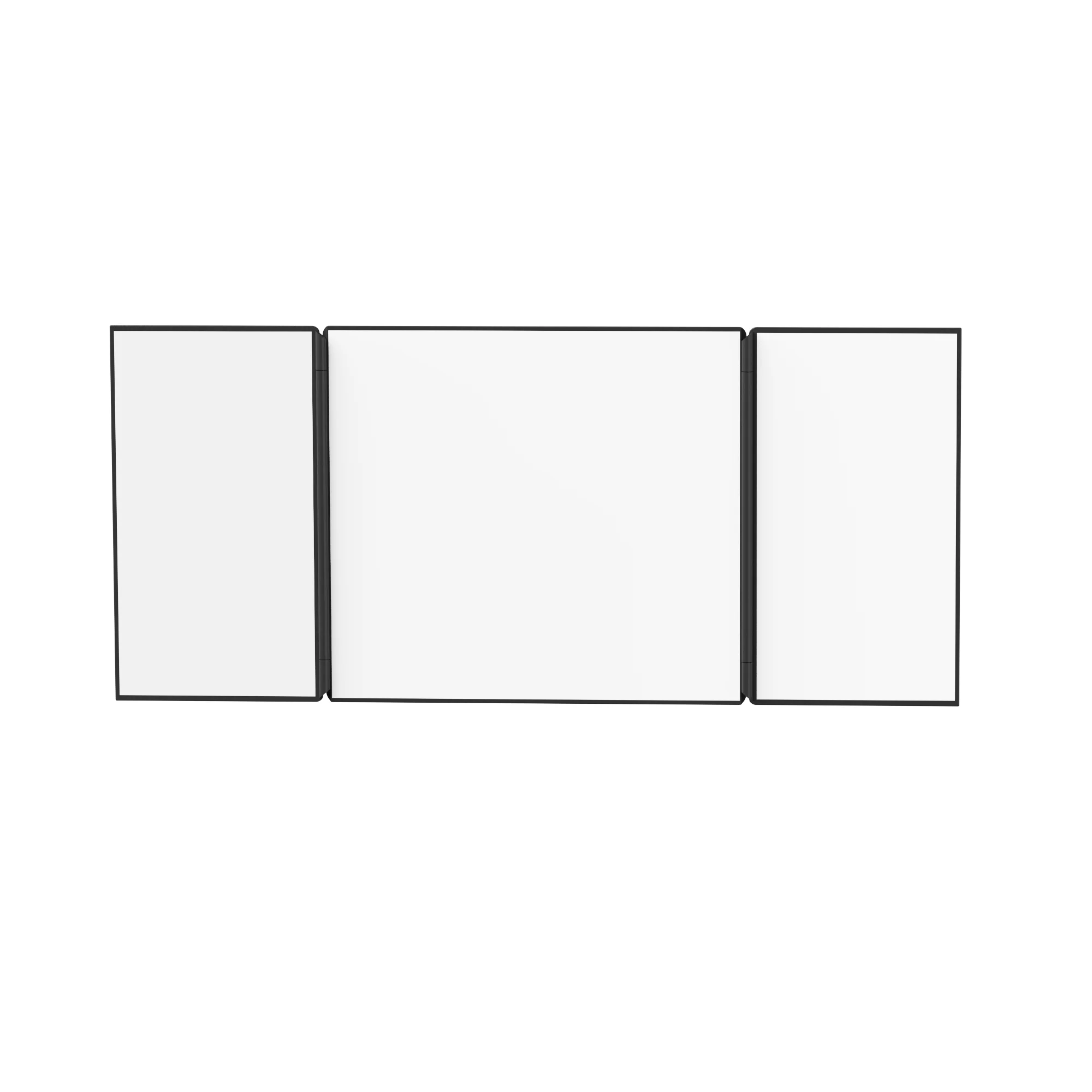 Trifold mirror Car Vanity LED Mirror Car Makeup Mirror