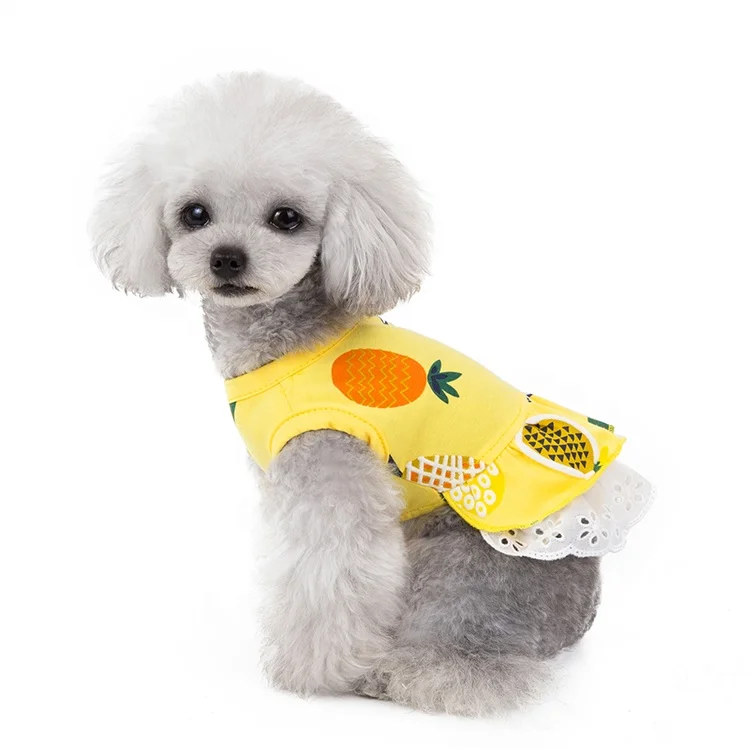 Hefei SY 2019 New Summer Pet Dresses Dogs lovable Skirts Dog clothes