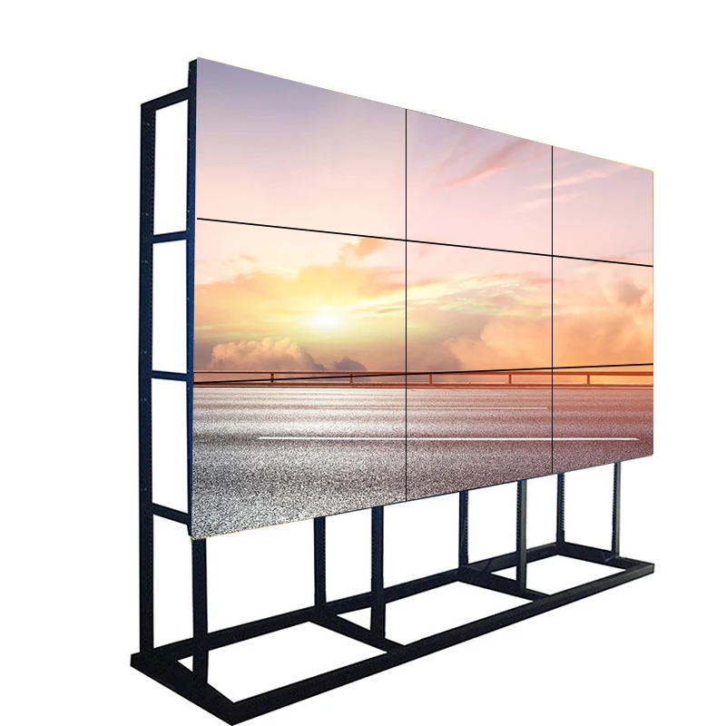 Manufacturer 3X3 Indoor Smart Frameless TV for exhibition lcd video Wall Display screen Advertising marketing wall panels