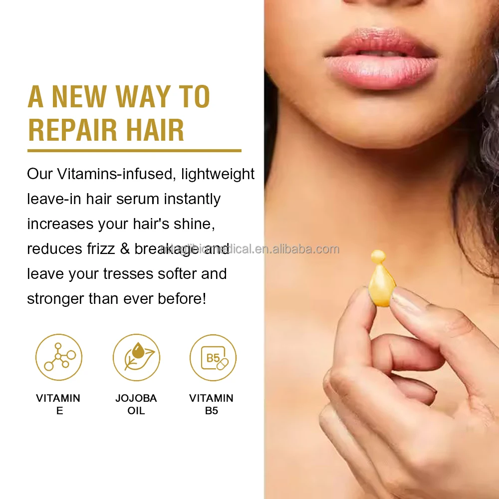 High Quality Hair Vitamin Capsules Professional Herbal Extract Hair Oil Capsules Factory Price Oil For Hair