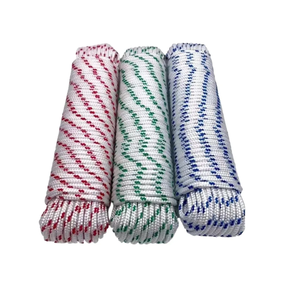 High Strength 4mm 100 m Braided Nylon Rope  Pull Cord Chainsaw Generator Starter Rope