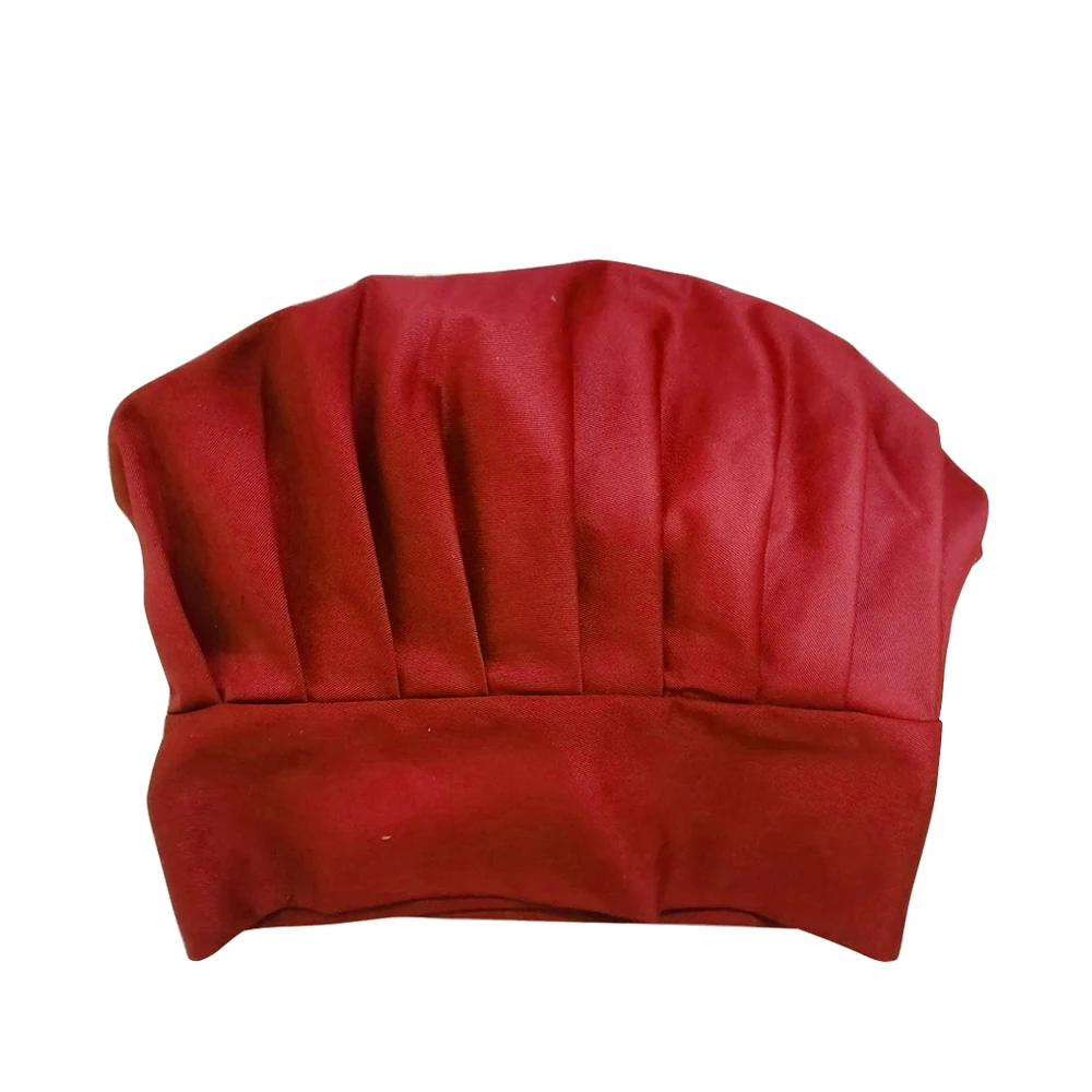 Customized adult chef hat white black cotton cooking chefs hat kitchen