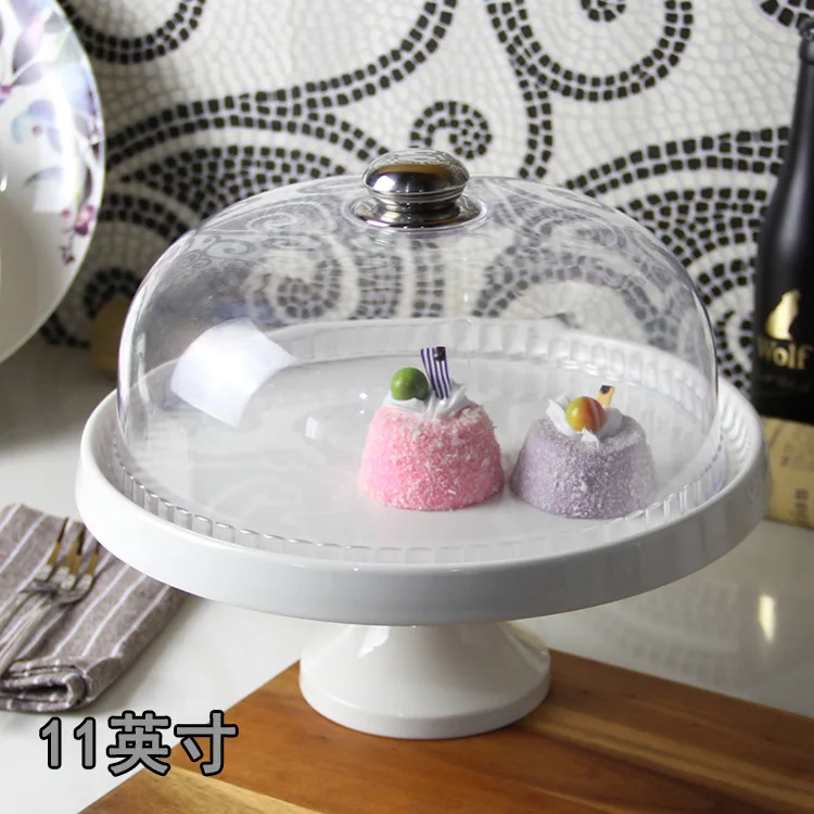 2024 New Style Home Afternoon Tea Decorative Fruit Tea Party Ceramic Footed Cake Plate Server