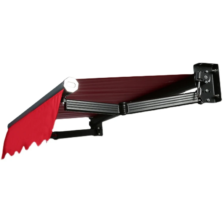 Aluminum folding arm awning motorized retractable awnings full cassette awning