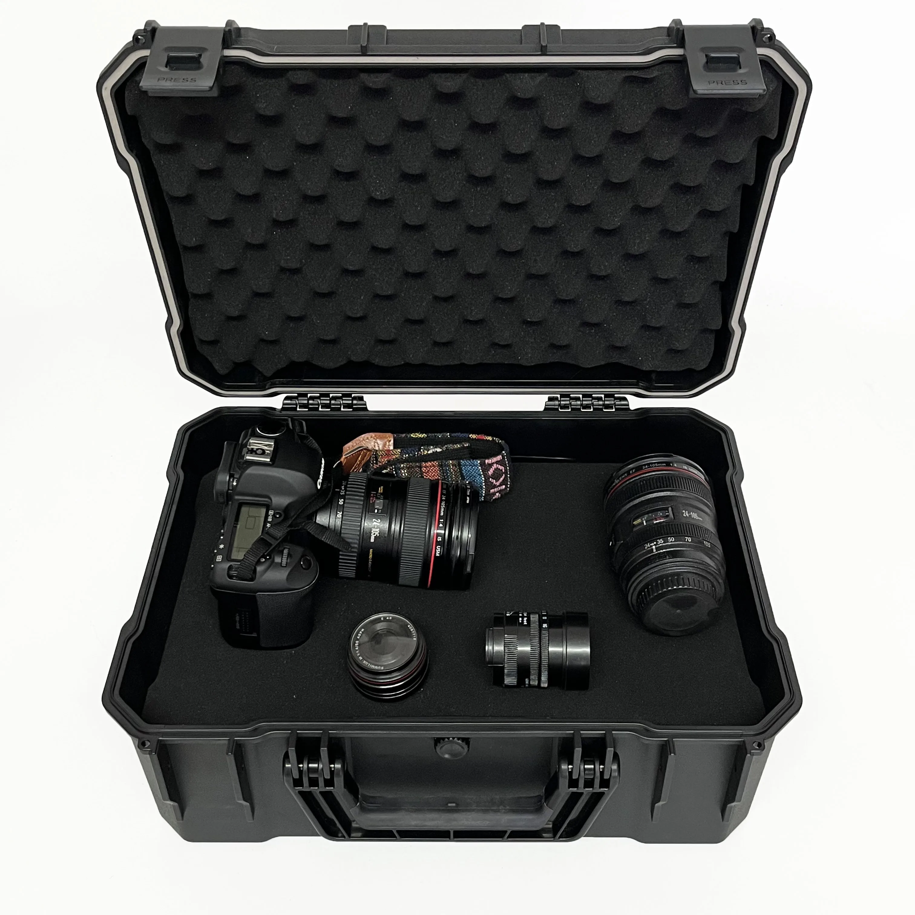 Factory Shockproof Waterproof Protective Plastic Hard Cases Field Shockproof Tactical Hard Case Video Camera Equipment