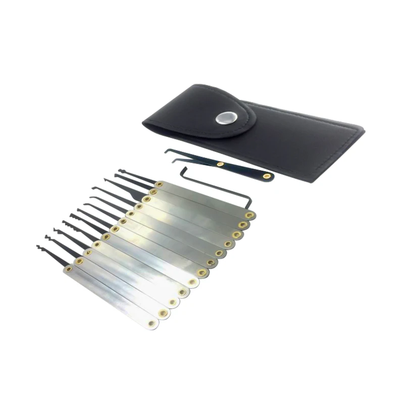 factory Goso Locksmith Tool 12 Pieces Lock Pick Set Car Open Door Lock Pick Set