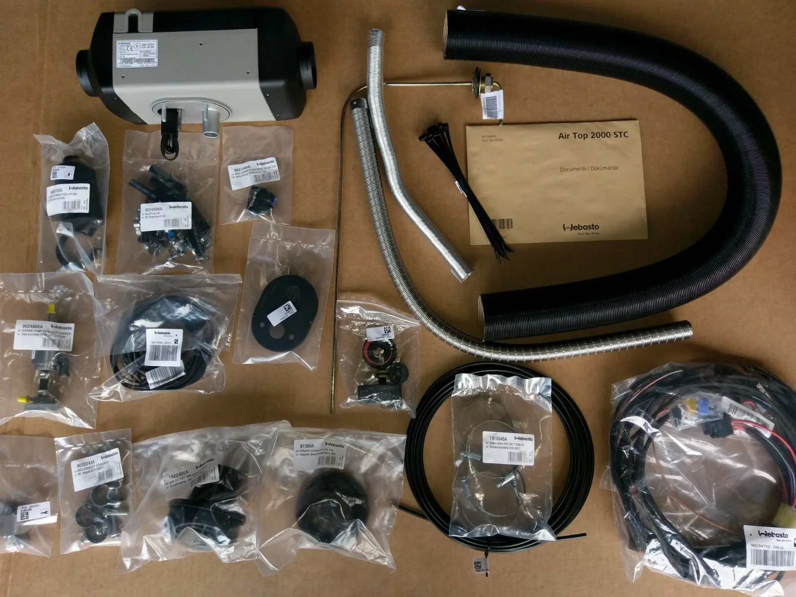 WEBASTO AT2000 STC 12V HEATER SET