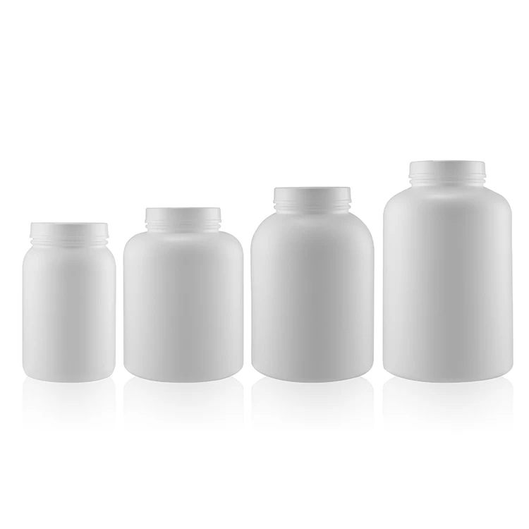 Chinese RTCO Good Reliable Supplier Big Volume Plastic plain Bottle In Stock At US Warehouse Sports Nutrition Packaging Canister