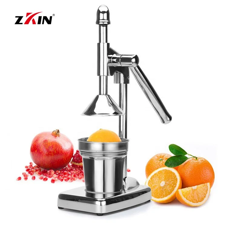 China Supplier Products Stainless Steel Fruit Juice Made By Squeezer Lid Rotation Press Reamer Citrus Pro V Manual Orange Juicer