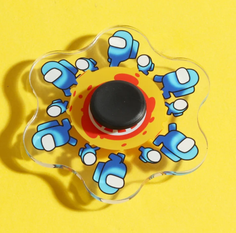 Anti Anxiety 3D Cartoon Fidget Spinners Finger Hand Spinner Toys Characters Designs Fidget Spinner toy for Adults & Kids