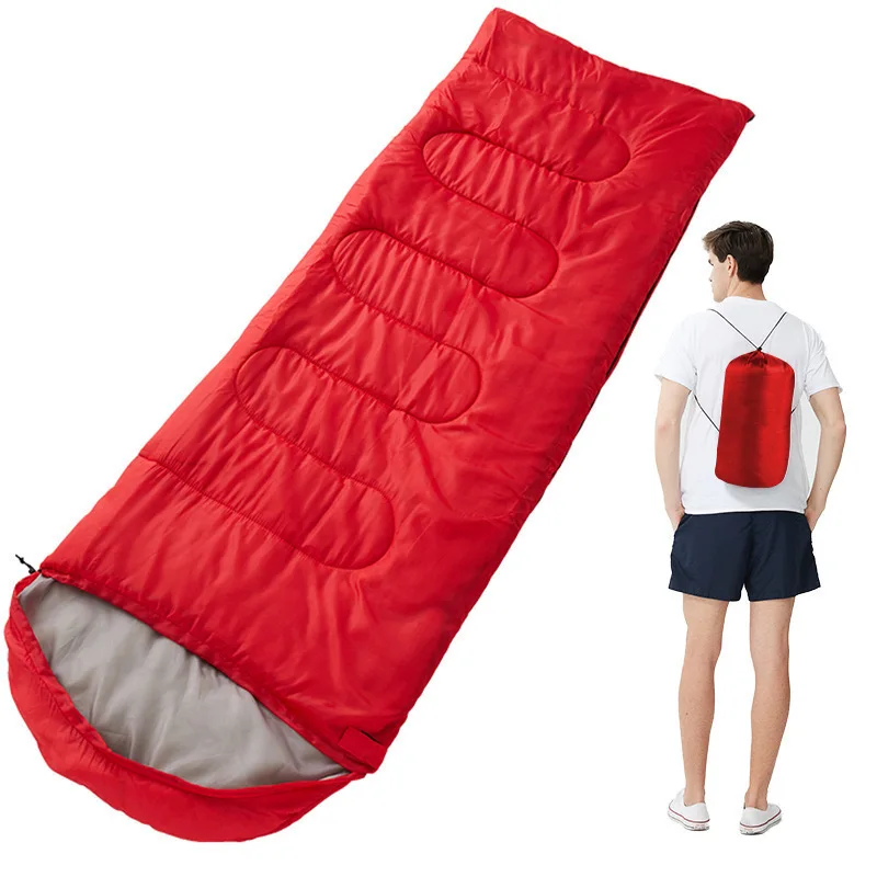 Four season Portable Camping Waterproof Cold Weather Sleeping Bag For Indoor Outdoor