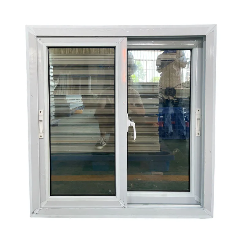 Conch brand large vinyl simple design triple glazed pvc black upvc white glass sliding doors and windows for houses